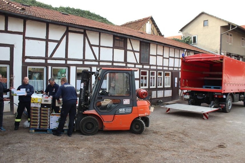 Gro&szlig;e Hilfslieferung f&uuml;r Bad Langensalzaer Tafel