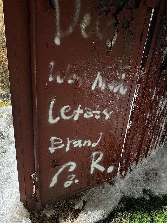 Brandstiftung in Mehrstedt