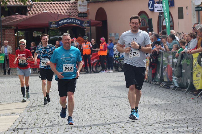Eintausend L&auml;uferinnen und L&auml;ufer beteiligten sich am 3T&uuml;rmelauf in Bad Langensalza 2024