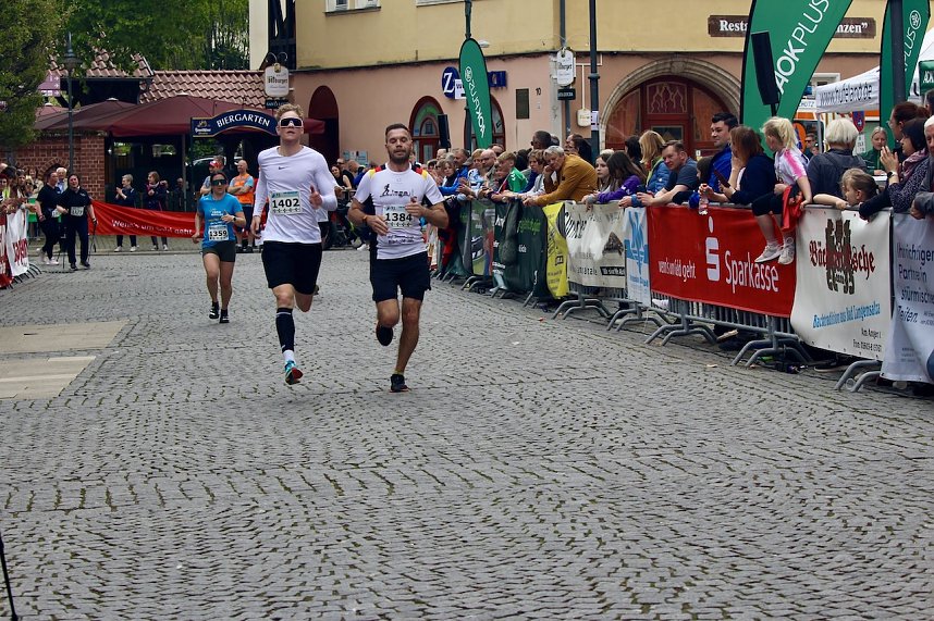 Eintausend L&auml;uferinnen und L&auml;ufer beteiligten sich am 3T&uuml;rmelauf in Bad Langensalza 2024