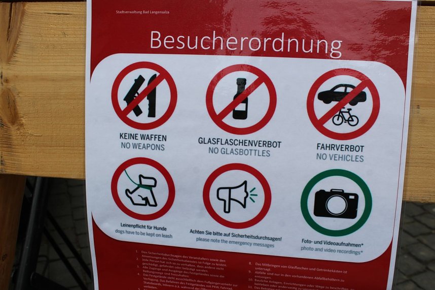 Gr&uuml;nes innenstadtfest in Bad Langensalza 