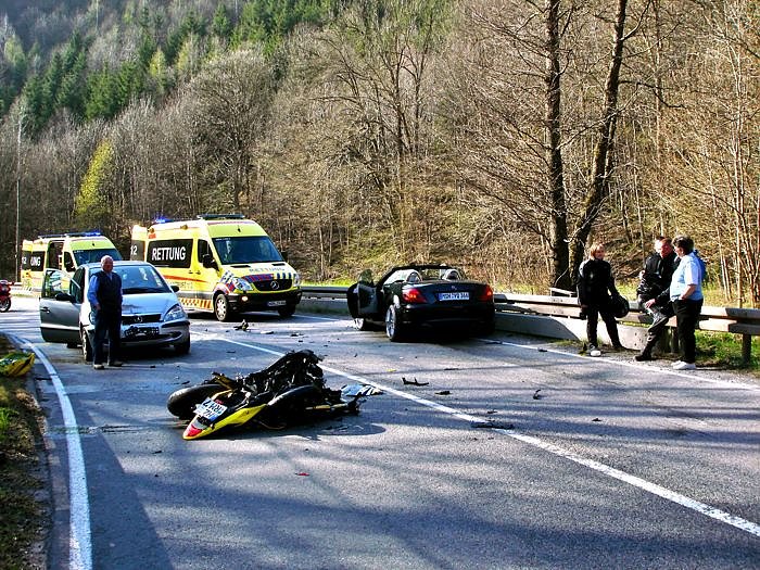 Schwerer Unfall
