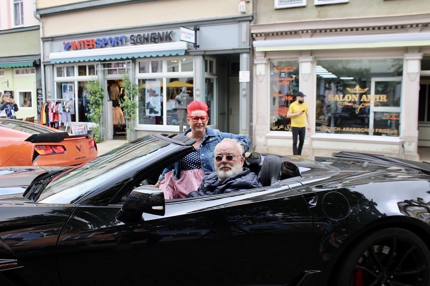 Gro&szlig;es Corvette-Treffen in Bad Langensalza