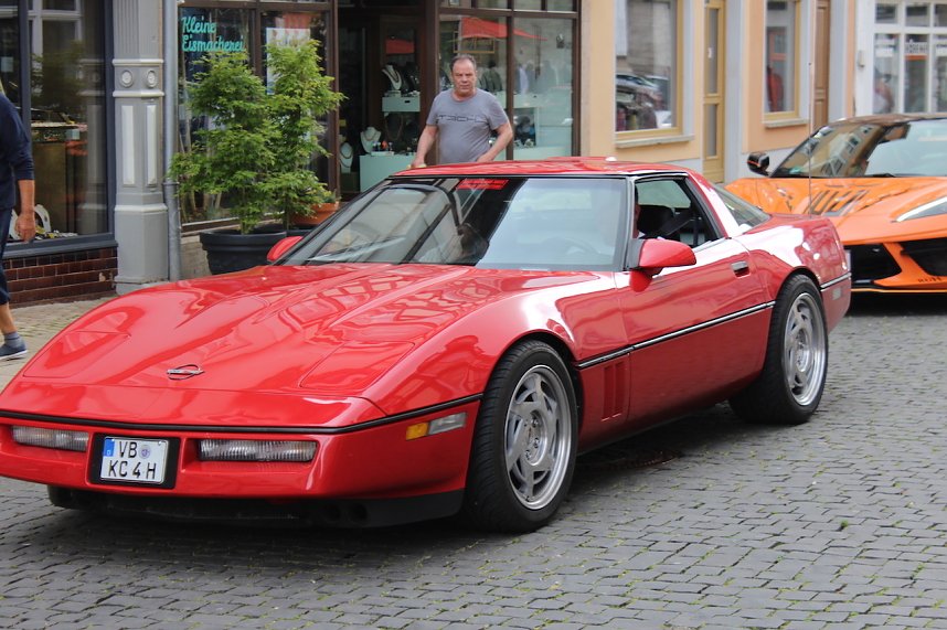 Gro&szlig;es Corvette-Treffen in Bad Langensalza