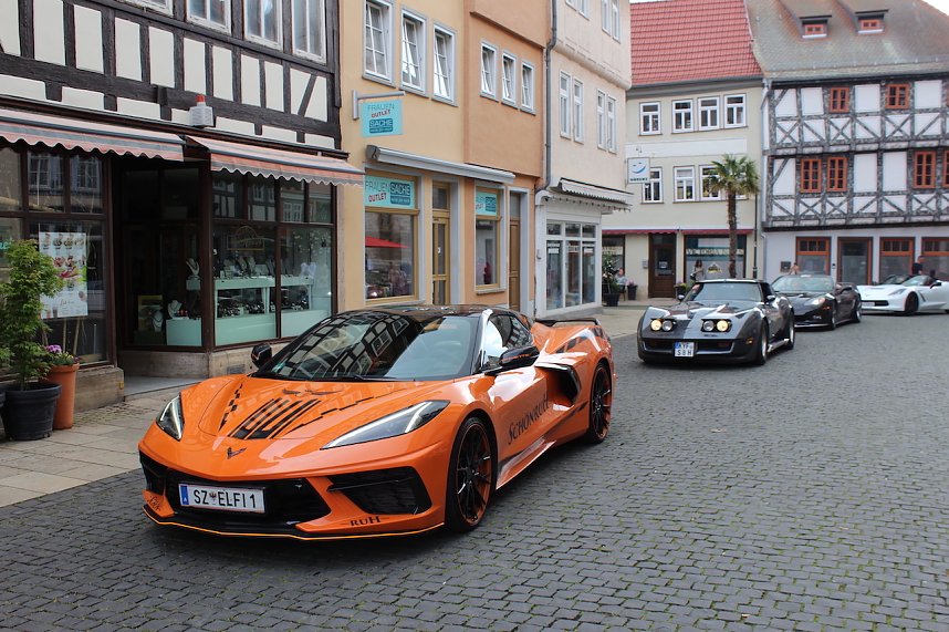 Gro&szlig;es Corvette-Treffen in Bad Langensalza