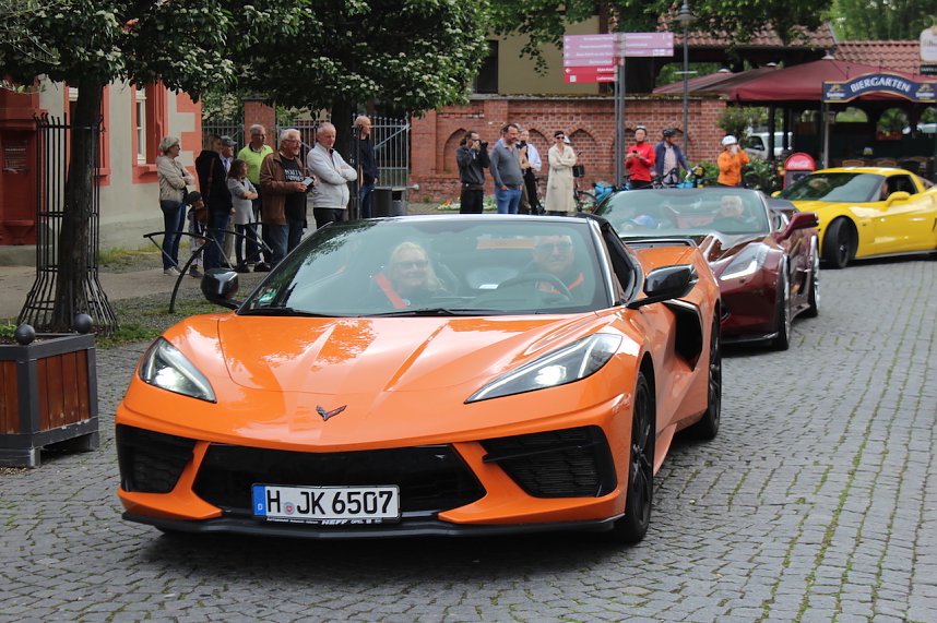 Gro&szlig;es Corvette-Treffen in Bad Langensalza