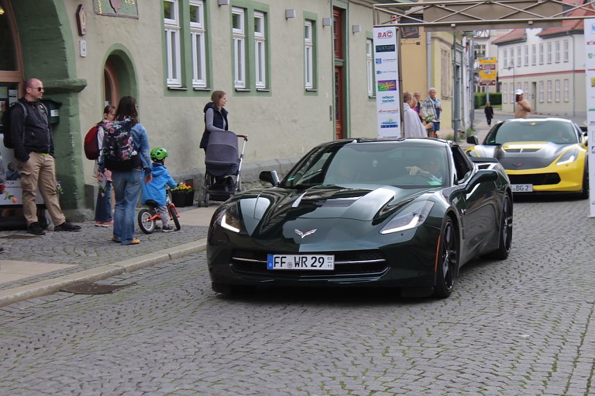Gro&szlig;es Corvette-Treffen in Bad Langensalza
