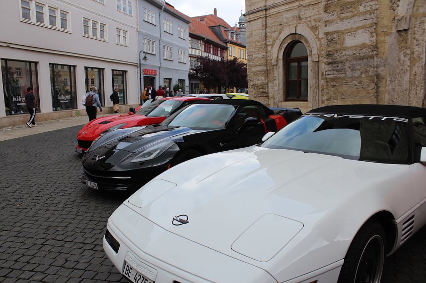 Gro&szlig;es Corvette-Treffen in Bad Langensalza