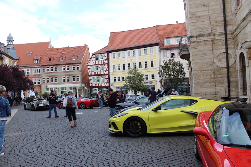 Gro&szlig;es Corvette-Treffen in Bad Langensalza