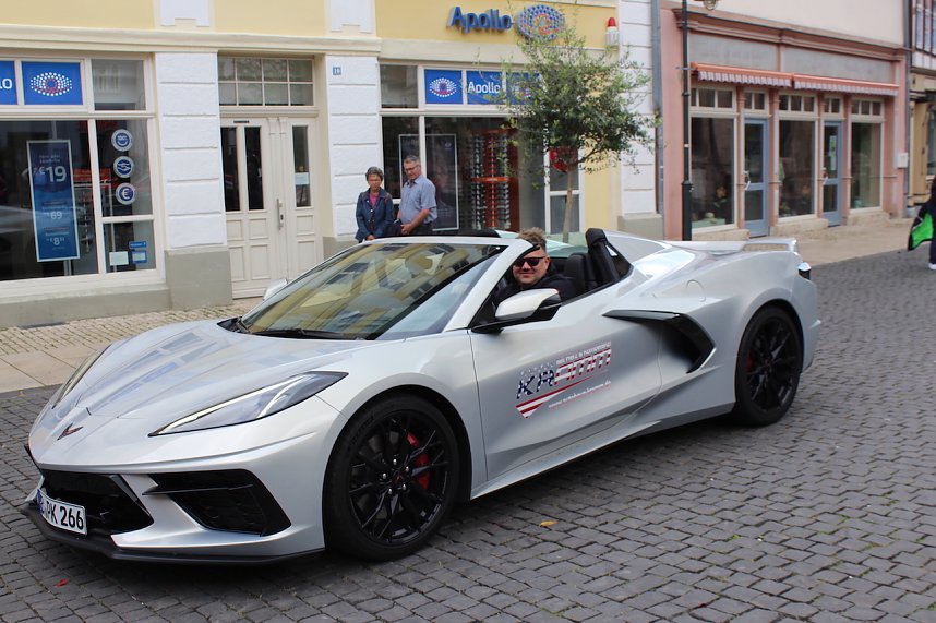 Gro&szlig;es Corvette-Treffen in Bad Langensalza