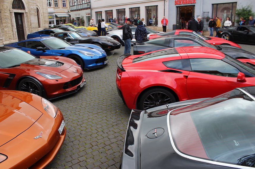 Gro&szlig;es Corvette-Treffen in Bad Langensalza