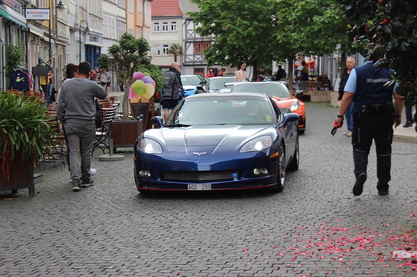Gro&szlig;es Corvette-Treffen in Bad Langensalza