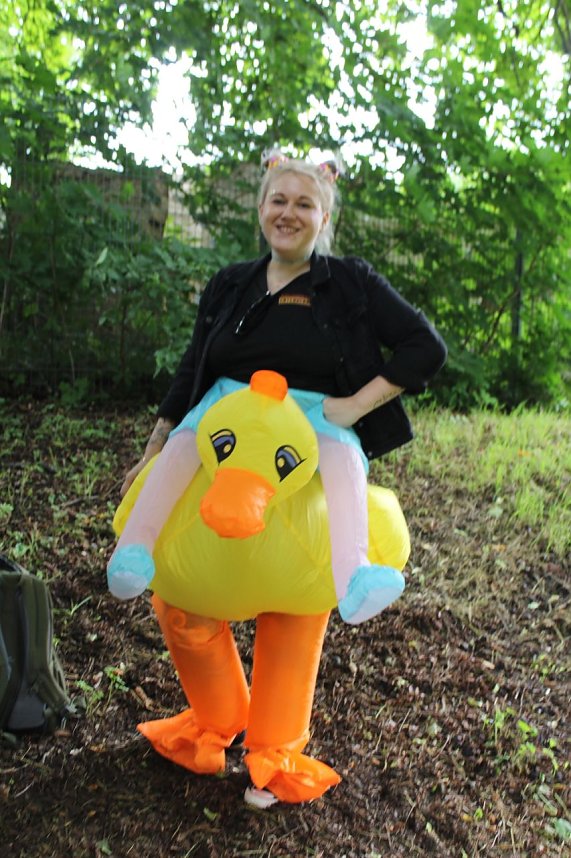 An der Seufzerallee heute Vormittag