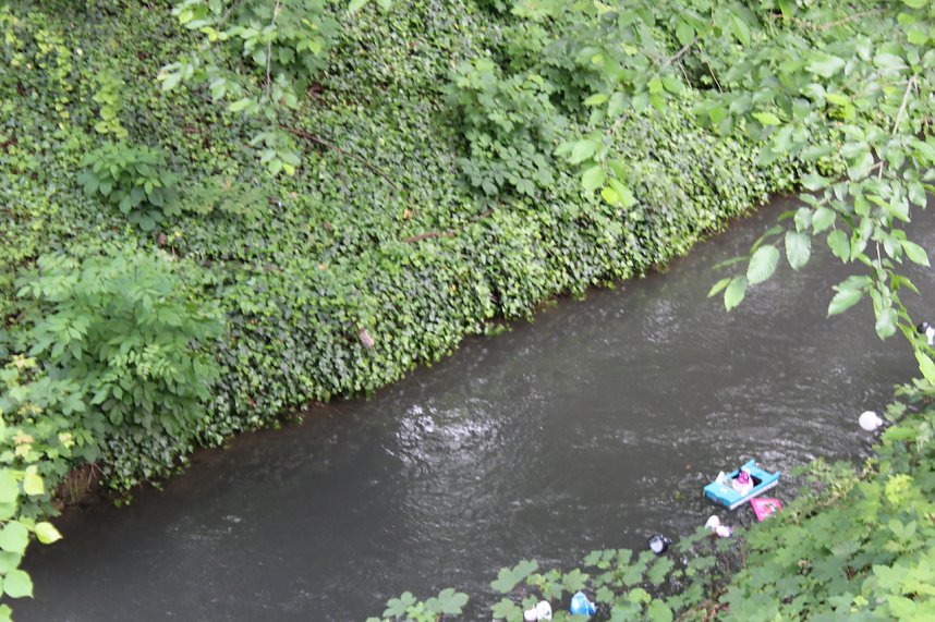 An der Seufzerallee heute Vormittag