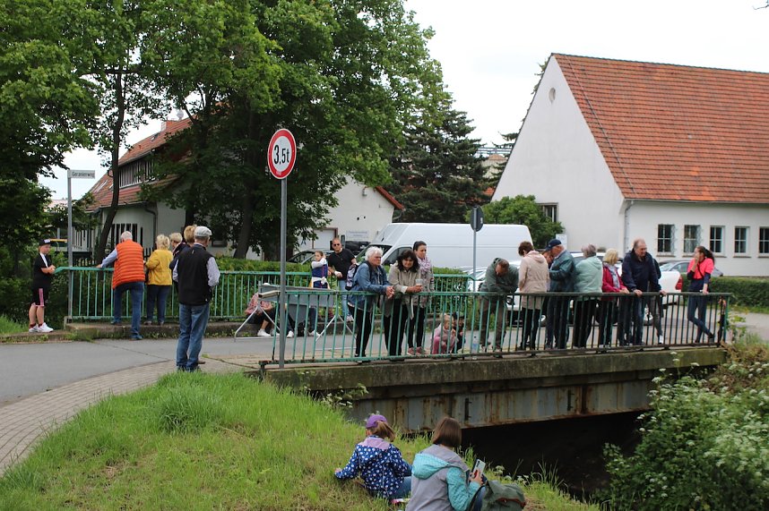 Beim Zieleinlauf im Riedgraben