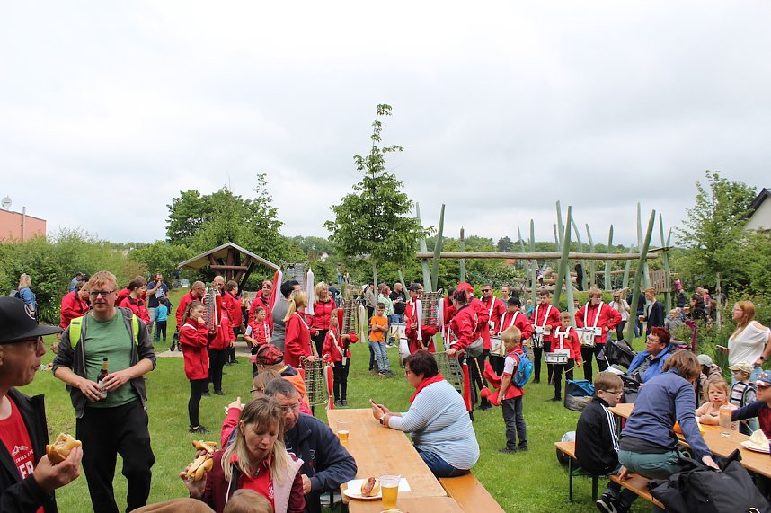 Beim Zieleinlauf im Riedgraben