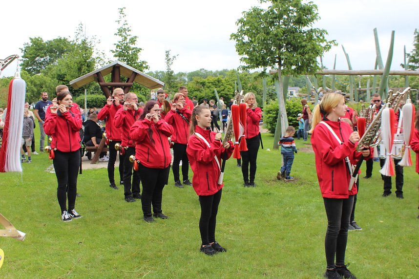 Beim Zieleinlauf im Riedgraben
