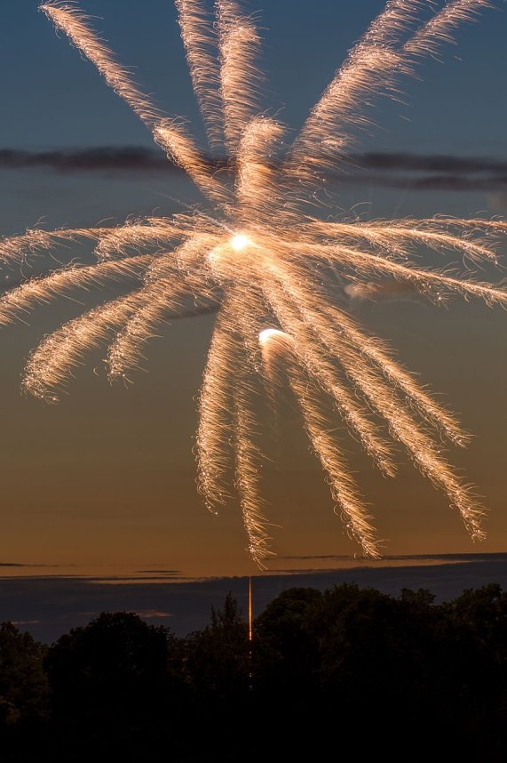 Feuerwerk zum Brunnenfest 2024