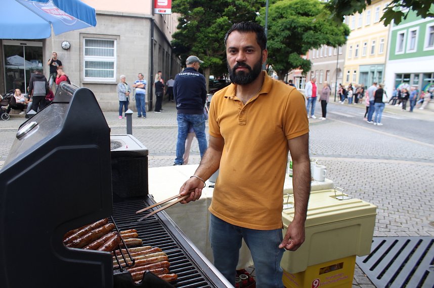 Gro&szlig;er festlicher Umzug zum 211. Brunnenfest in Bad Langensalza