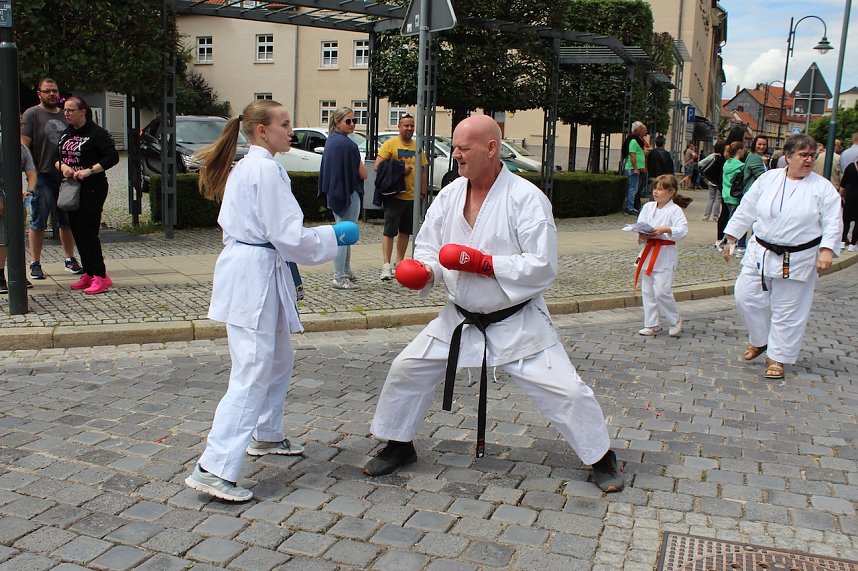 Farbenfroher Festumzug zum 211. Brunnenfest in Bad Langensalza