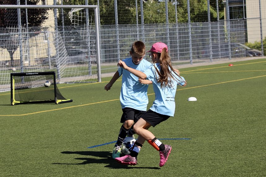 Fussball-Sommercamp im Stadion der Freundschaft in Bad Langensalza
