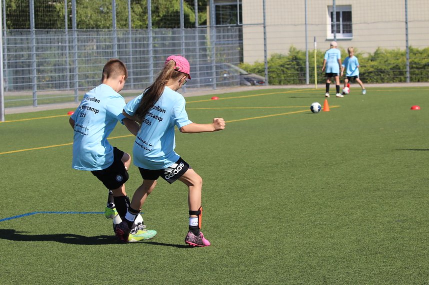 Fussball-Sommercamp im Stadion der Freundschaft in Bad Langensalza