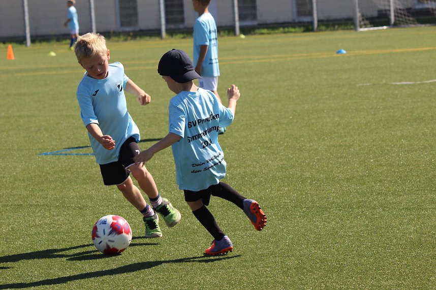 Fussball-Sommercamp im Stadion der Freundschaft in Bad Langensalza