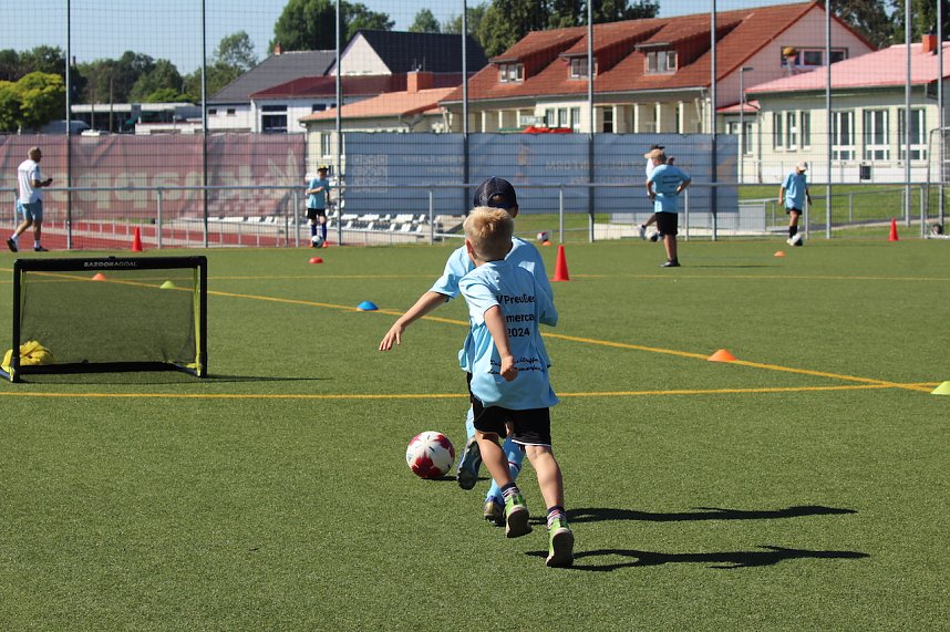Fussball-Sommercamp im Stadion der Freundschaft in Bad Langensalza