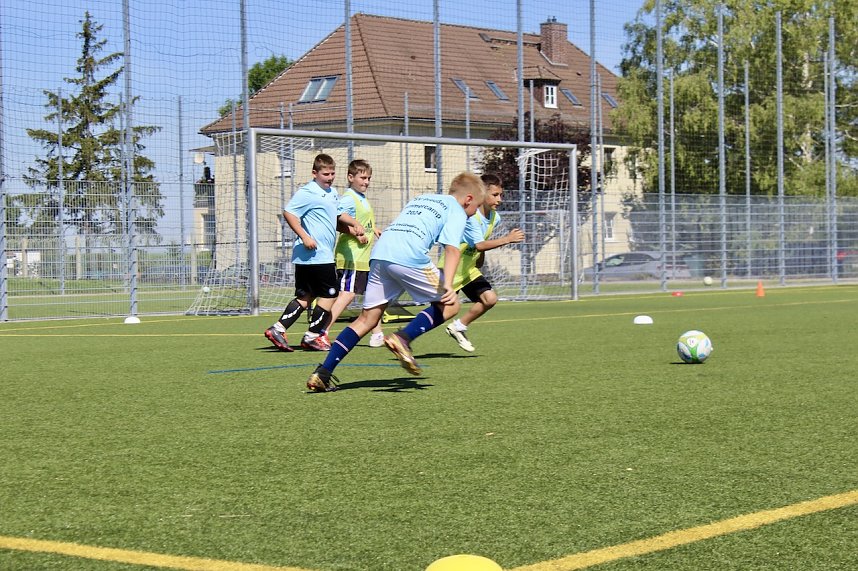 Fussball-Sommercamp im Stadion der Freundschaft in Bad Langensalza