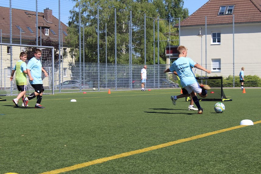 Fussball-Sommercamp im Stadion der Freundschaft in Bad Langensalza