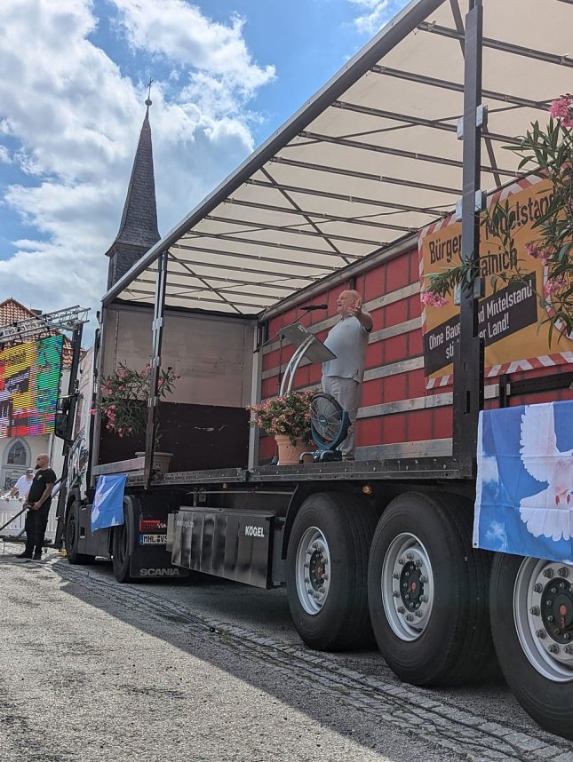 Peter Hahne auf dem Blobach