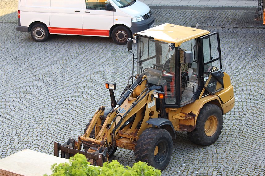Etrste Vorbereitungen f&uuml;r das 30. Mittelalterfest in Bad Langensalza