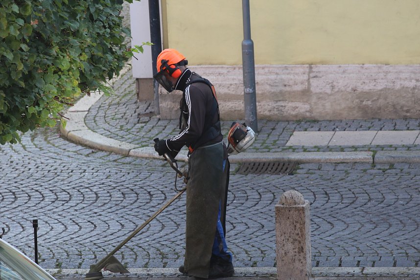 Vorbereitungen f&uuml;r das 30. Mittelalterfest in Bad Langensalza