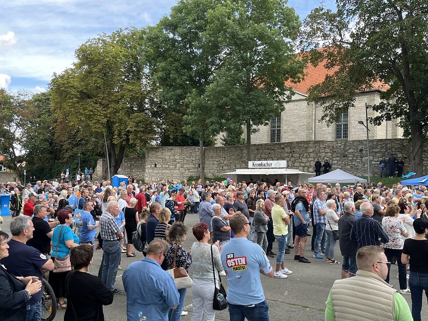 Wahlkampftag in Bad Langensalza