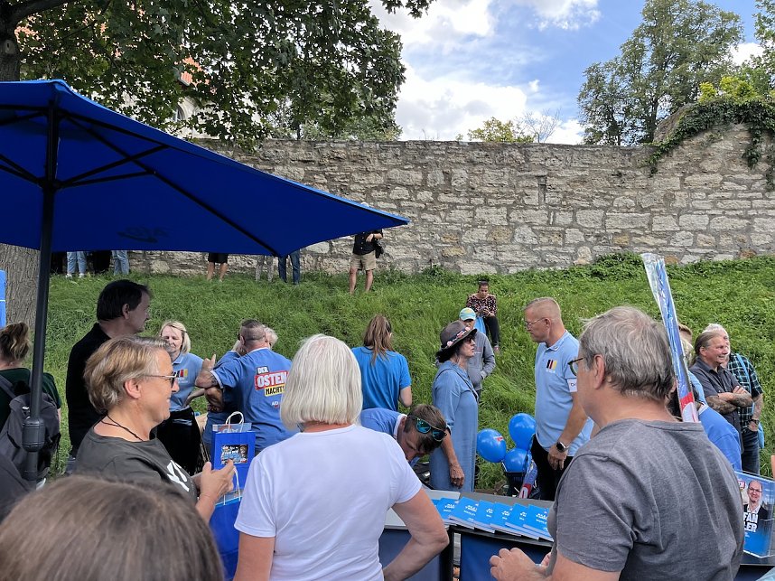Wahlkampftag in Bad Langensalza