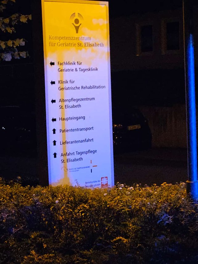 Brand im Krankenhaus