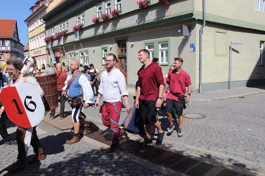 Er&ouml;ffnung 30. Mittelalterstadtfest Bad Langensalza