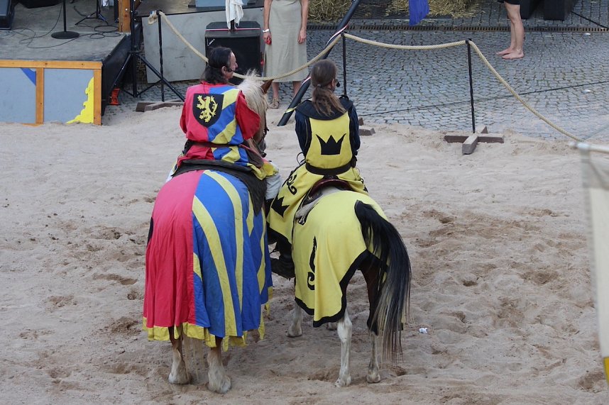 Hochprofessionelle Reitershow mit "Wenzel Ritterspiele"
