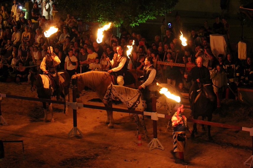 Hochprofessionelle Reitershow mit "Wenzel Ritterspiele"