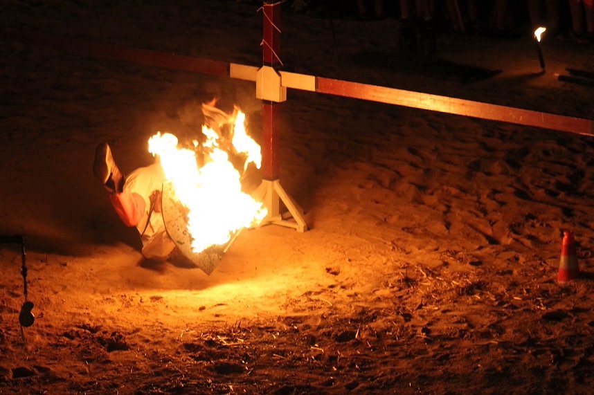 Hochprofessionelle Reitershow mit "Wenzel Ritterspiele"