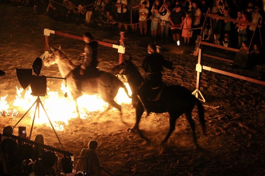 Hochprofessionelle Reitershow mit "Wenzel Ritterspiele"