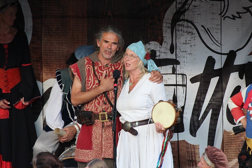 Zwei Tage lang feierten die Langensalzaer mit ihren G&auml;sten aus nah und fern ihr 30. Mittelalterstadtfest