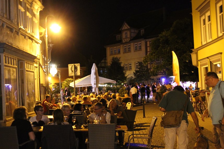 Gro&szlig;artige Stimmung und viele G&auml;ste beim BaLaTon auf dem Kornmarkt in Bad Langensalza