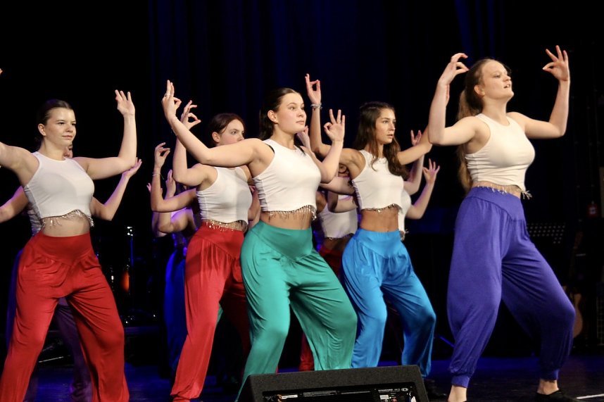 Mitwirkende der Gala des Salza-Gymnasiums in Bad Langensalza 2024