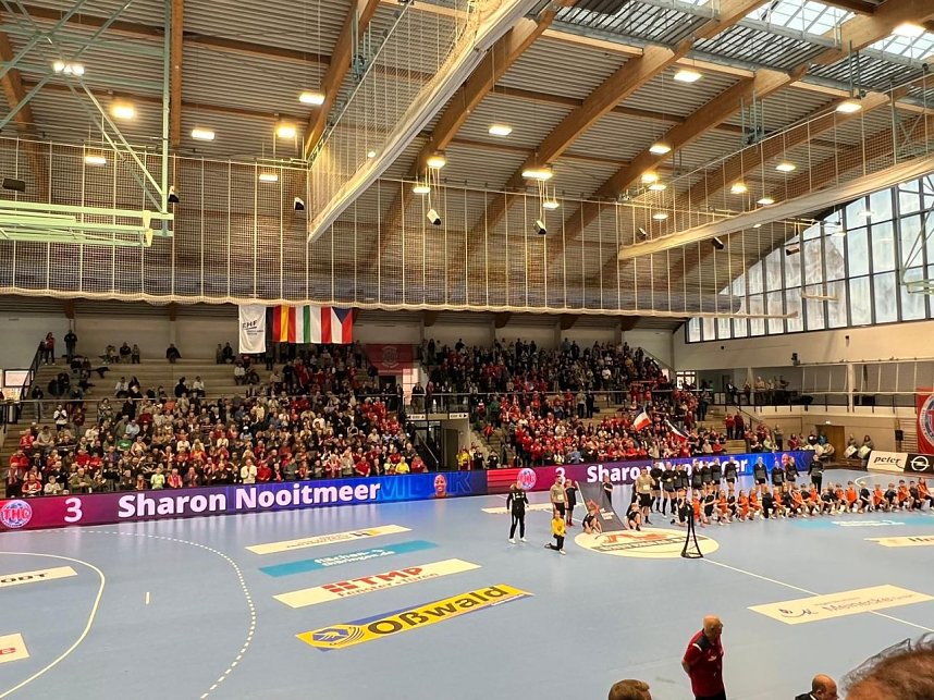 Europ&auml;ischer Spitzenhandball in der Wiedigsburghalle