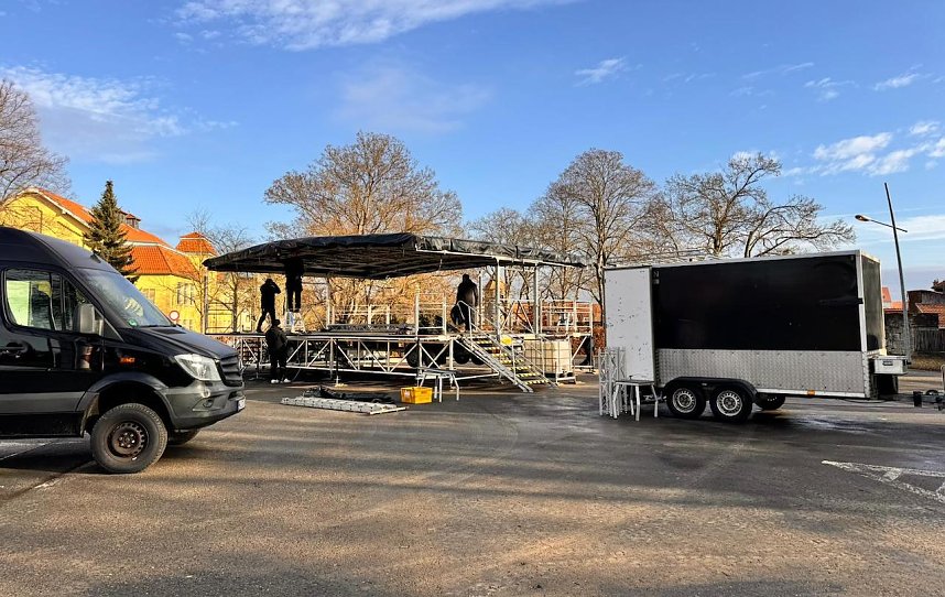 Jahnplatz heute Morgen