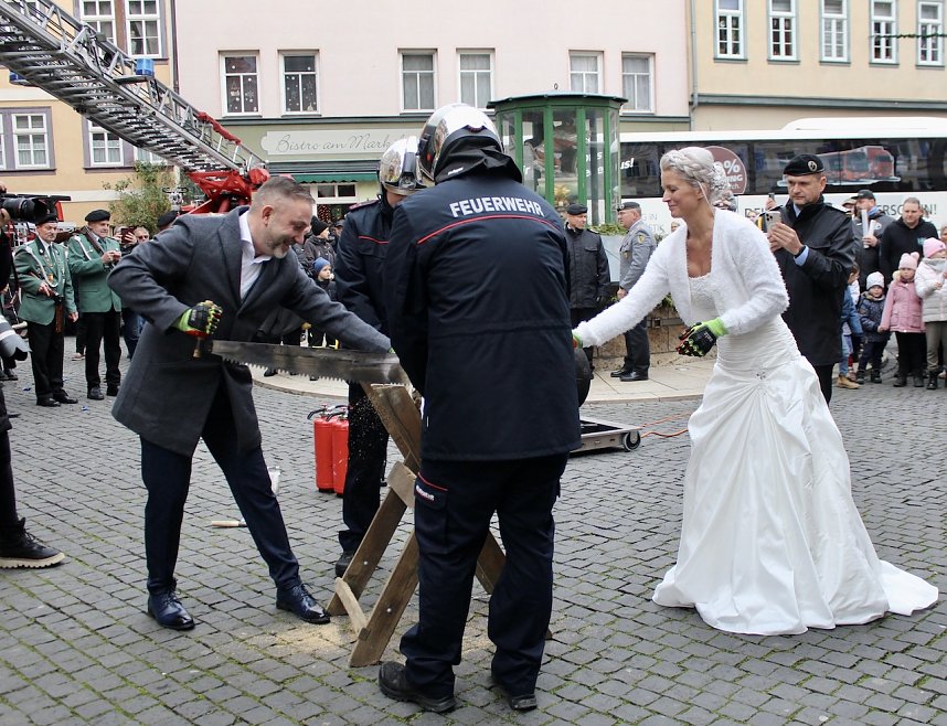 Hochzeit des B&uuml;rgermeisters Matthias Reinz in Bad Langensalza