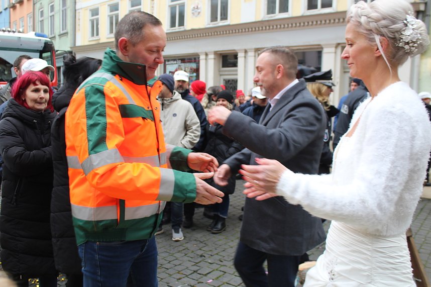 Hochzeit des B&uuml;rgermeisters Matthias Reinz in Bad Langensalza