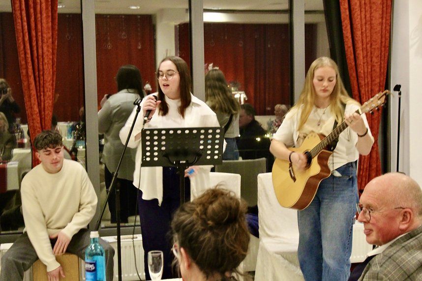 Sch&uuml;ler des Salza-Gymnasiums begeisterten das Publikum beim Neujahrsempfang der Bad Langensalzaer CDU 