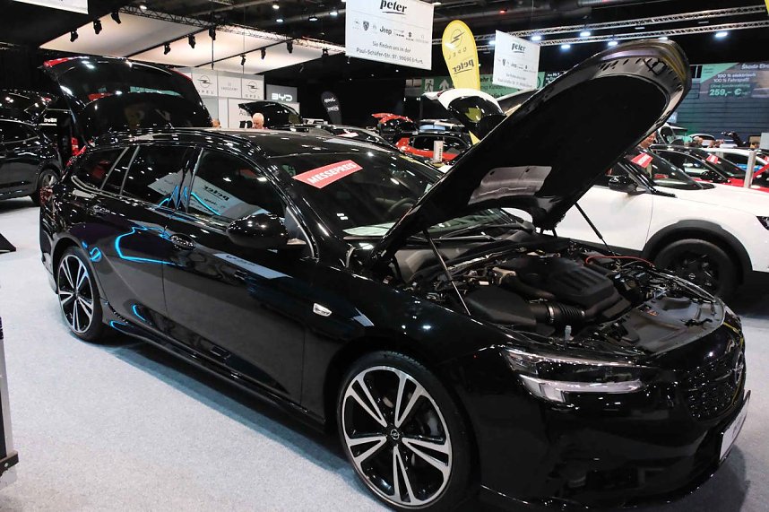 Peter Blei unterwegs auf der Automesse Erfurt